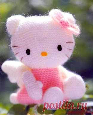 Hello Kitty - ангел » Вязун.ру - вязаный мир своими руками! Вяжем одежду и игрушки крючком и спицами!