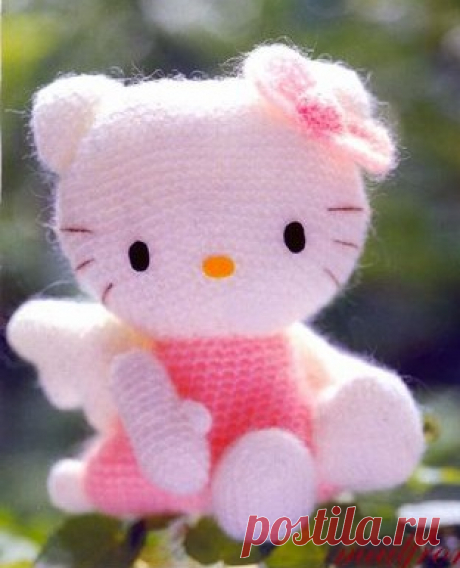Hello Kitty - ангел » Вязун.ру - вязаный мир своими руками! Вяжем одежду и игрушки крючком и спицами!
