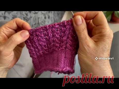 Красивый узор в одном ряду