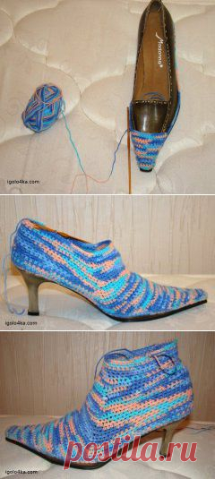 [Мастер класс] Вязаные сапоги | Клуб Иголочка