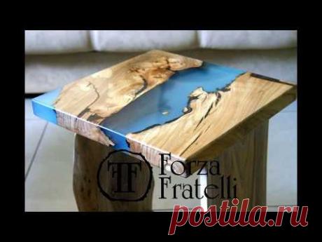 Стулья и табуреты из дерева и эпоксидной смолы ручной работы DIY 2019 !