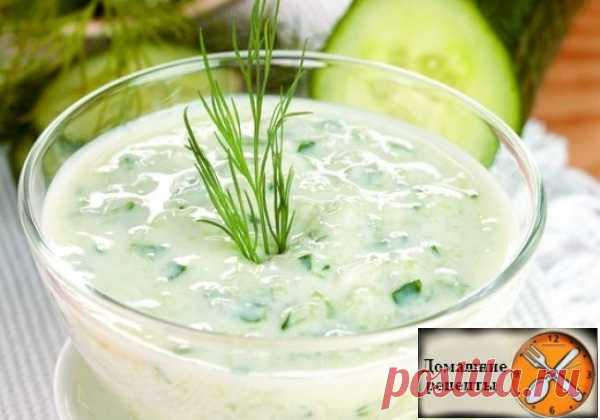 Очень вкусный огуречный соус