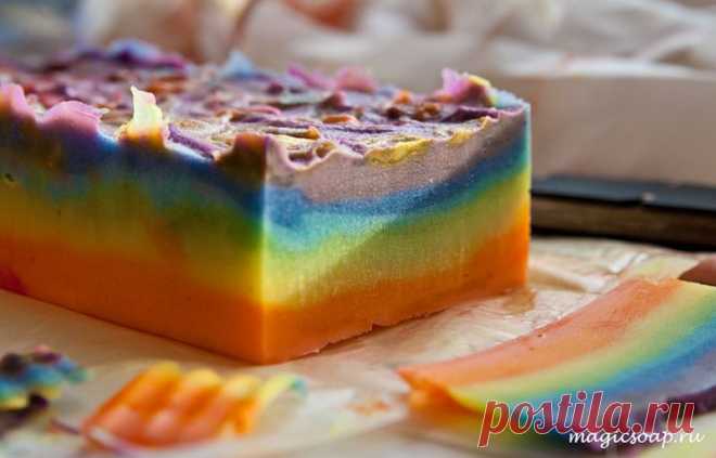 Радуга в мыле, крем-мыло, скраб и прочие вкусности!