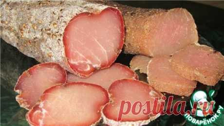 Вяленое мясо по семейному рецепту – кулинарный рецепт