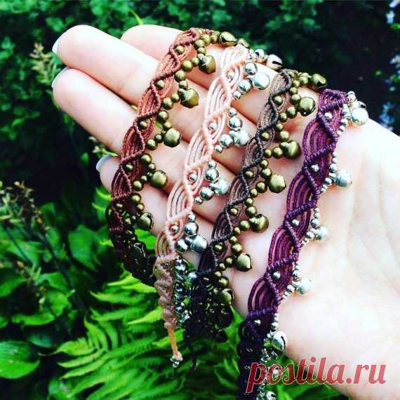 Браслеты в технике макраме — DIYIdeas