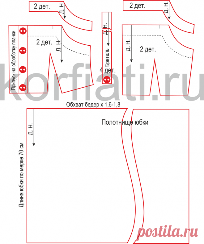 Для настоящих леди! Шьем сарафан с пышной юбкой

https://korfiati.ru/2019/07/vykrojka-sarafana-s-pyshnoj-yubkoj/

Этот очаровательный сарафан на бретелях создан для настоящих леди. В модели очень лаконично сочетаются приталенный крой лифа, широкие бретели и пышная юбка, формой напоминающая колокольчик. Крупные металлические пуговицы прекрасно оттеняют насыщенный принт ткани, расставляя правильные акценты в нужных точках. Выкройка сарафана с пышной юбкой — в этом уроке.