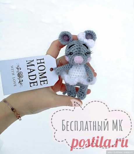 Мышка с описанием вязания / Схемы вязания игрушек / Бэйбики. Куклы фото. Одежда для кукол