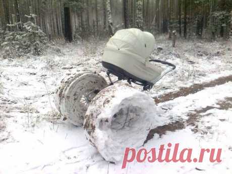 Отправила мужа погулять с ребенком