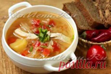 Щи из свежей капусты с курицей, пошаговый рецепт с фото