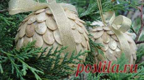 Шарики из тыквенных семечек