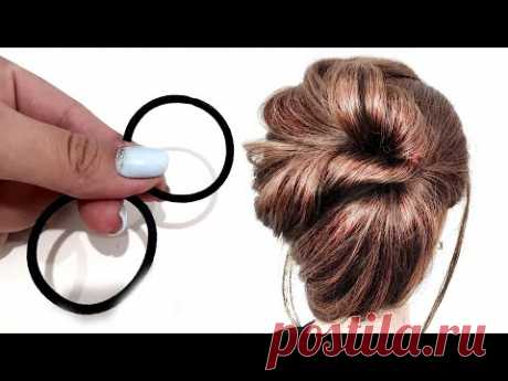 3 Прически из 2 Резинок. Просто сделать СЕБЕ! на Короткие волосы.