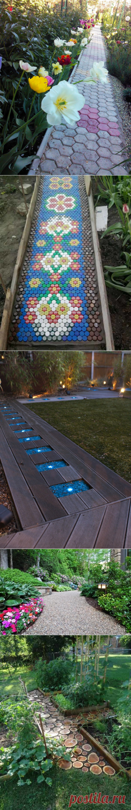Идеи для оформления дорожек на дачном участке — 6 соток