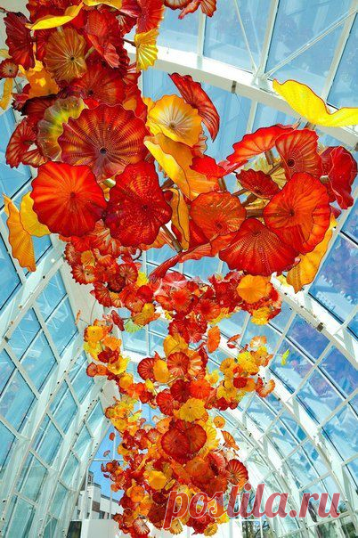 Стеклянные сады. Дизайн Dale Chihuly (Канада) / Удивительное искусство