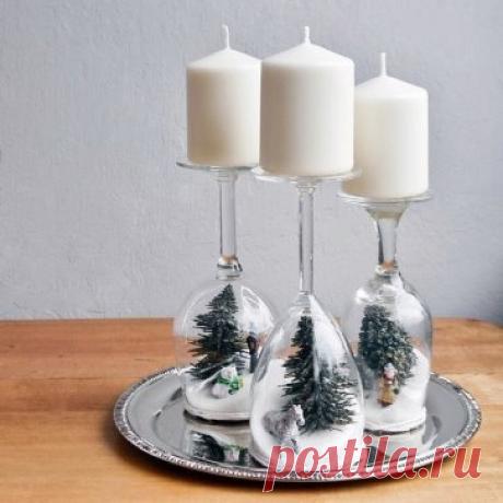 Если дома есть разрозненные бокалы и фужеры