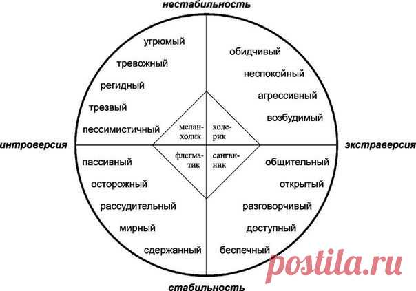 КАКОЙ У ВАС ТЕМПЕРАМЕНТ?