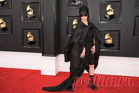 Билли Айлиш пришла на премию «Грэмми» в наряде в виде плащ-палатки. Американская поп-исполнительница Билли Айлиш пришла на 64-ю церемонию вручения музыкальной премии «Грэмми» в Лас-Вегасе в необычном тренче. Певица надела на мероприятие черный оверсайз-наряд бренда Rick Owens, который, по мнению журналистов, выполнен в виде объемной плащ-палатки.