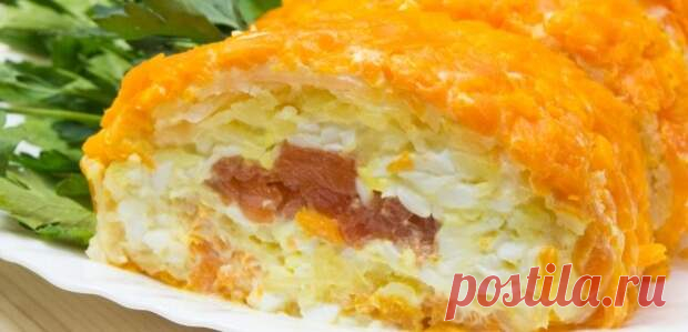 Салат «Царский рулет» – 4 рецепта - Будет вкусно - Социальная сеть 