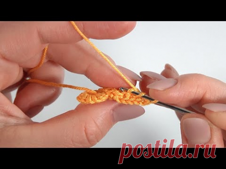 Crochet EASY and FAST/How to Crochet Beautiful Motif/You Can Decorate any Product in a Few Minutes