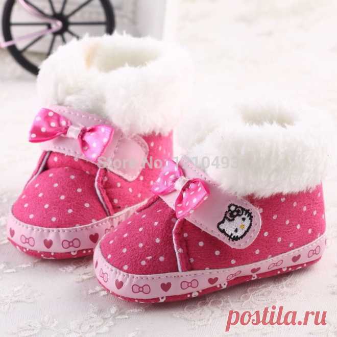 footwear soccer shoes Picture - More Detailed Picture about 2015 New Girls Pink Super Warm Sweet Cute Hello Kitty Bow Winter Shoes Kids Newborn Baby Prewalker Boots First Walker Footwear Picture in First Walkers from Fashion Big Bom | Aliexpress.com | Alibaba Group