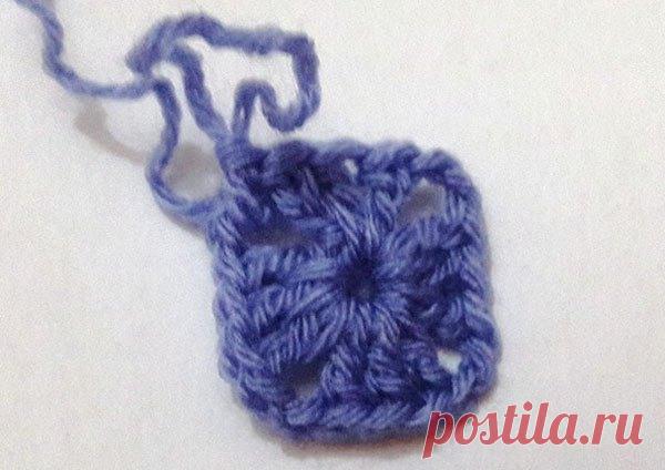 Вязаный крючком плед