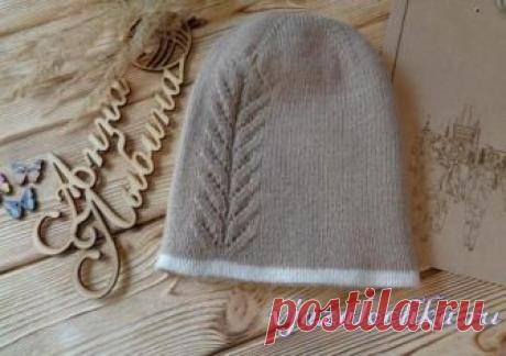 Двухсторонняя шапочка спицами от bers139