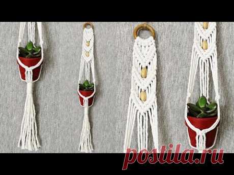 DIY PORTAMACETAS de MACRAME paso a paso (PRINCIPIANTES) | DIY Macrame Plant Hanger for Beginners