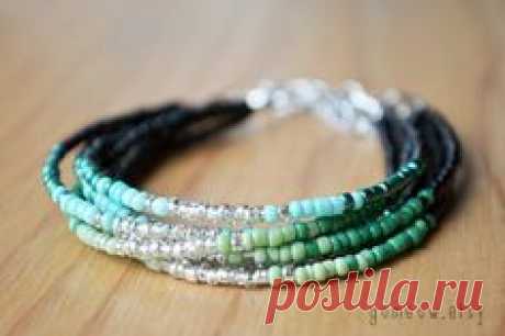 Brown/Turquoise BIRDS NEST Wrap Bracelet