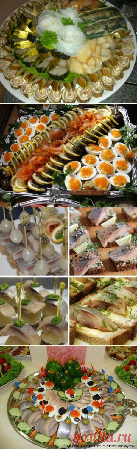 Как красиво подать селедку к праздничному столу.