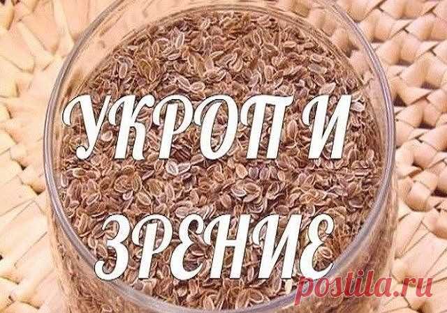Глаза мои — хлеб мой. Как я катаракту укропом вылечила