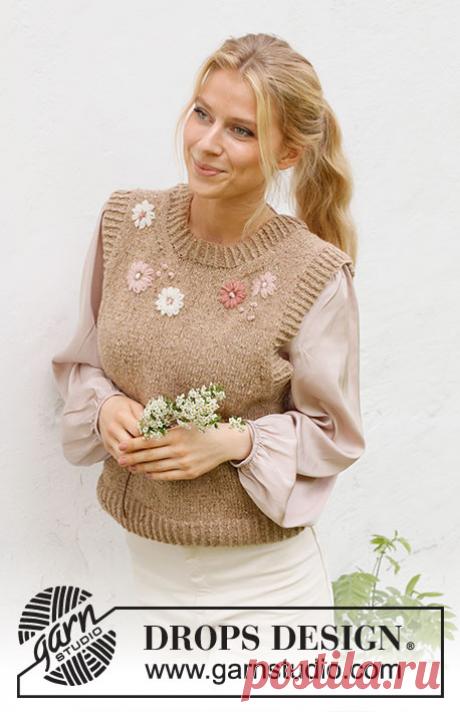 Безрукавка Flower Harmony - блог экспертов интернет-магазина пряжи 5motkov.ru