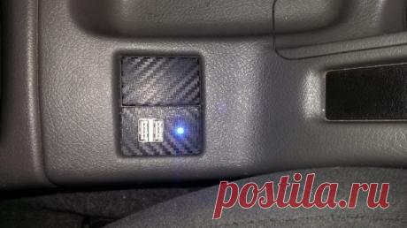 Стационарный USB-разъем в автомобиль своими руками