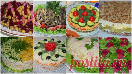 Салаты на Новый год 2025: простые и вкусные рецепты (моя любимая подборка на праздничный стол) | Все будет вкусно | Дзен