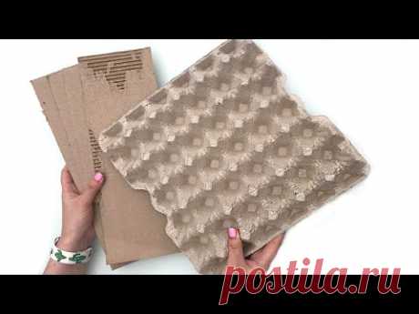 DIY cardboard idea | Wall decor | Paper craft - YouTube