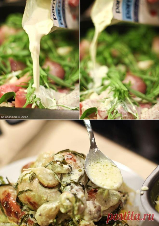 Сливочная курица с тархуном