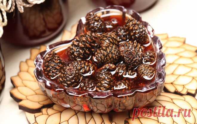 Варенье из еловых шишек.