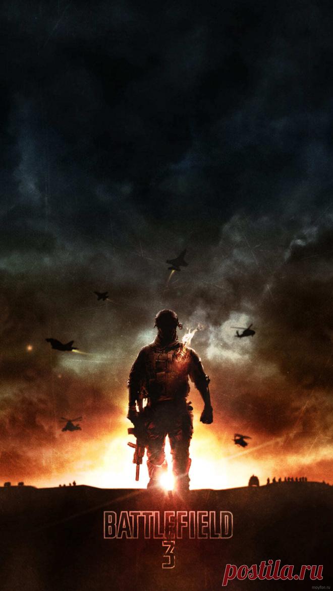 Скачать заставку на смартфон из игры battlefield.