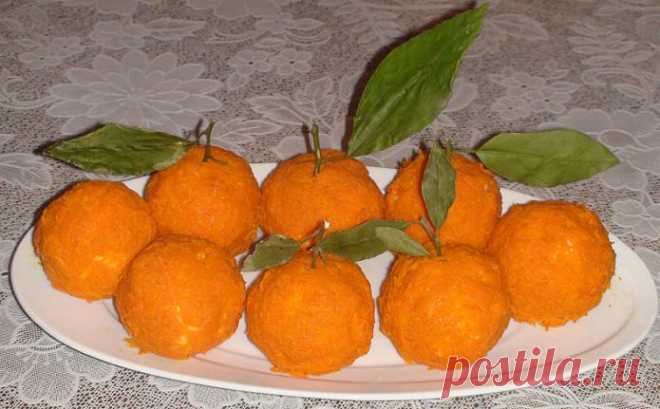 Закуска мандаринки: пошаговый рецепт с фото