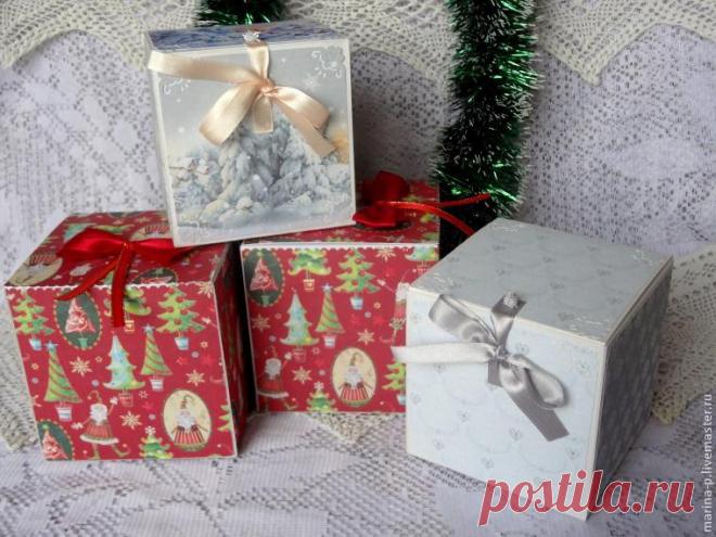 Создаем коробочку для новогоднего шарика - Ярмарка Мастеров - ручная работа, handmade