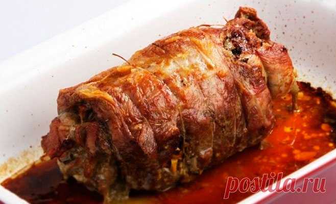В Италии за это блюдо отдают бешеные деньги! Вкуснейший рулет из минимума продуктов — рецепт настоящей поркетты!