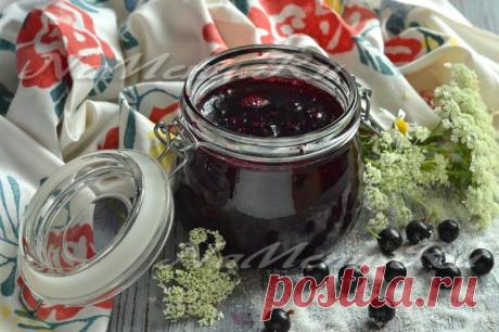 Варенье из черной смородины желеобразное