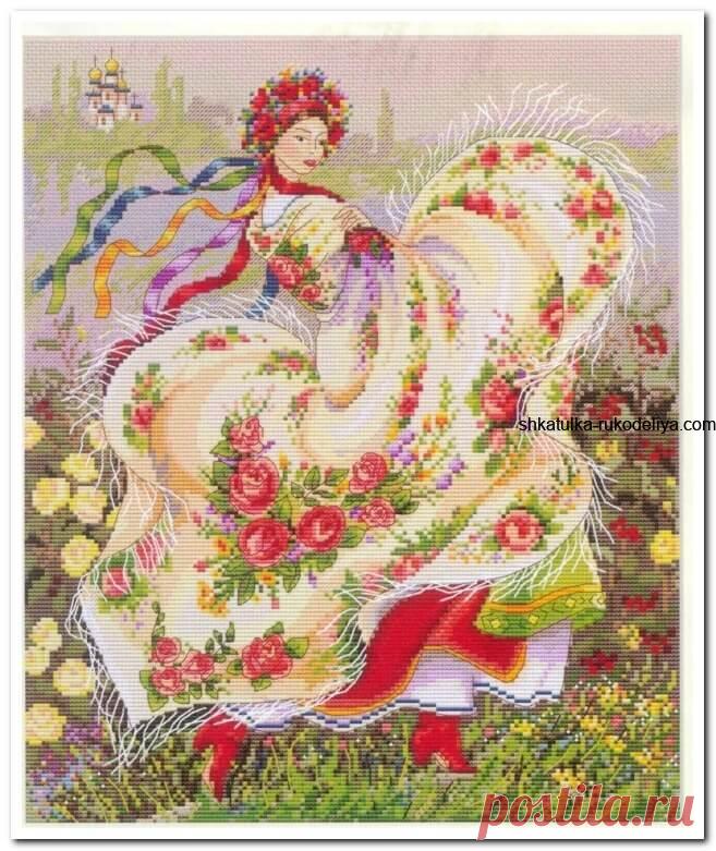 Українська вишивка хрестиком Старовинні вишивки хрестиком