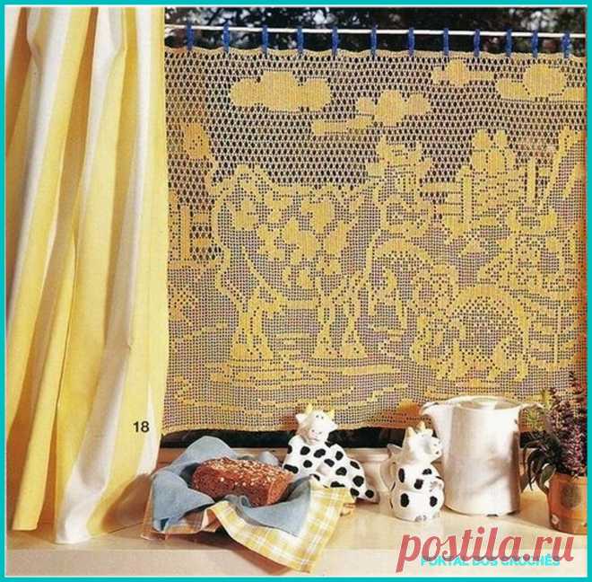 PORTAL DOS CROCHÊS: CORTINA DE CROCHÊ