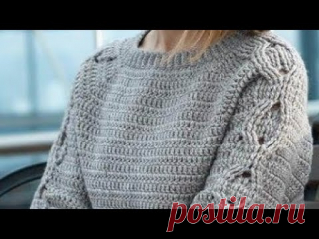 Вязание крючком Модели пуловеров 2020 - Crochet models of pullovers 2020