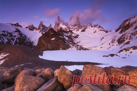 Гора Фицрой, Аргентина. Автор фото — Антон Петрусь: nat-geo.ru/photo/user/50290/