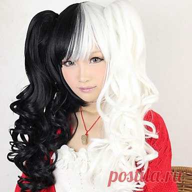 Черно-белые волосы (35 фото): видео-инструкция по окрашиванию своими руками, как сделать светлый верх и темный низ на локонах, фото и цена