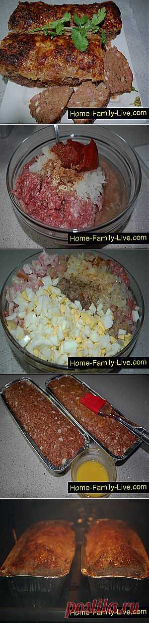 Кулинарные рецепты Мясной хлеб &raquo; Кулинарные рецепты