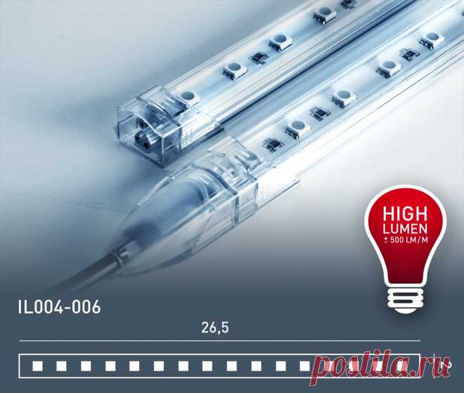 Orac Decor IL004-006 LED лампа светодиодный модуль повышенной яркости для скрытого освещения IP50 24V | 260 мм