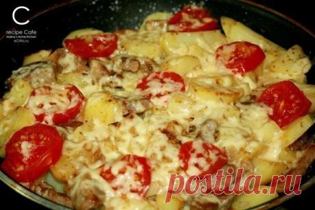 Как приготовить картофель по-французски на сковороде - рецепт, ингридиенты и фотографии