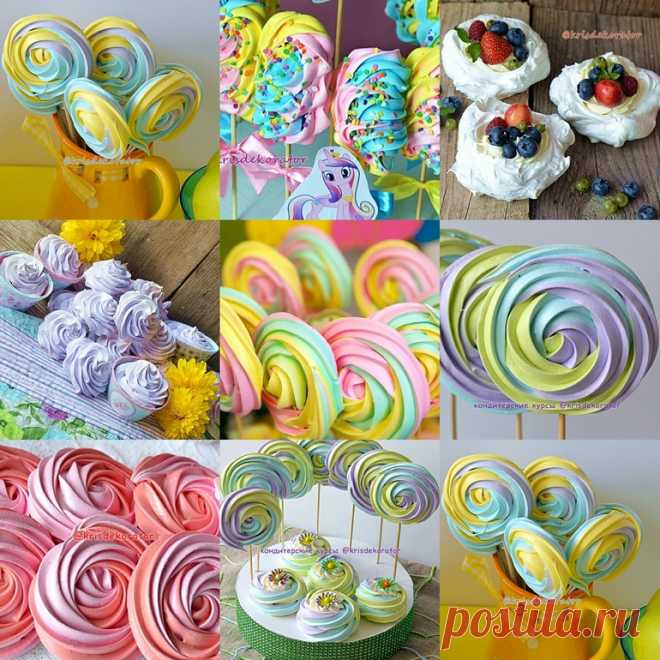 МК по цветным меренгам. - Кондитерская - Babyblog.ru