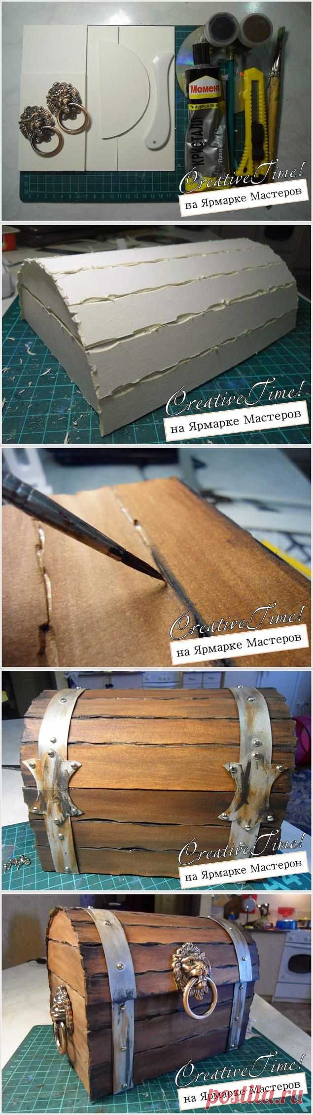 Создание пиратского сундука сокровищ - Ярмарка Мастеров - ручная работа, handmade